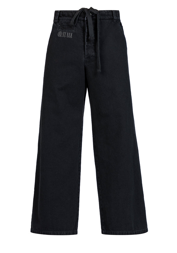 NEW ROMANTIC PALAZZO JEANS trousers