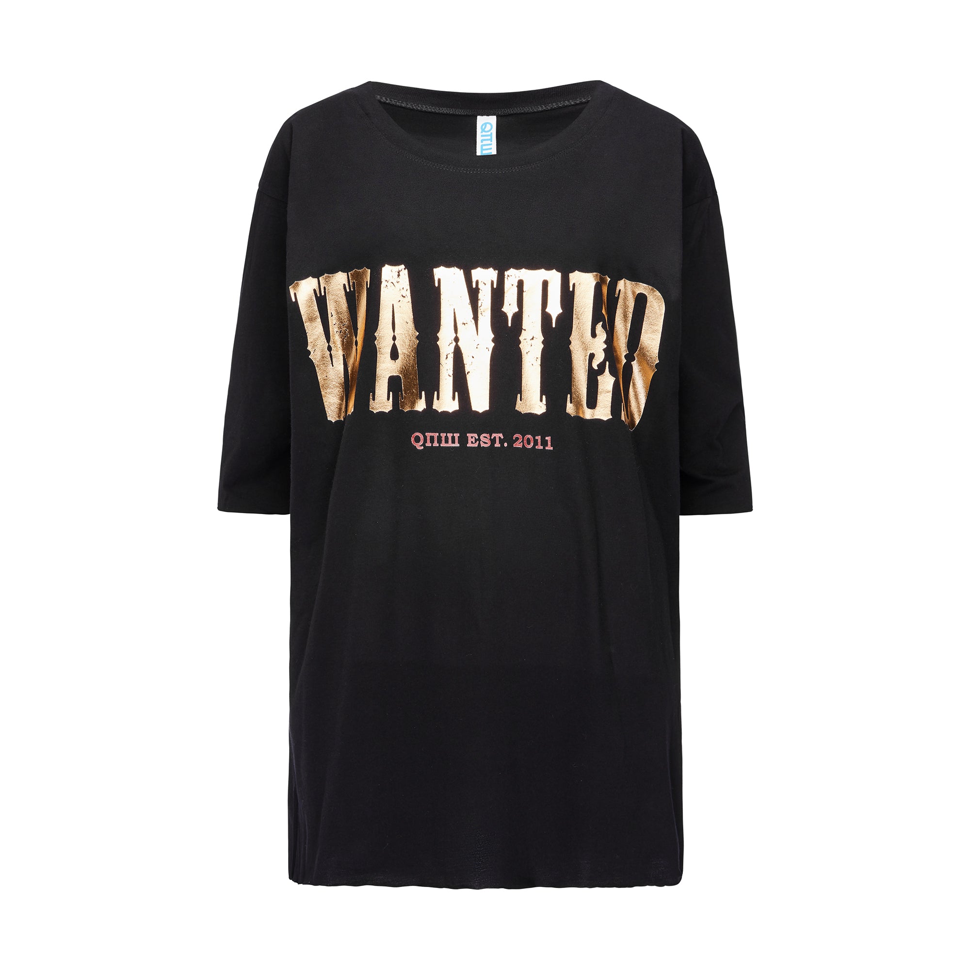 t-shirt SIGNATURE WANTED GOLD