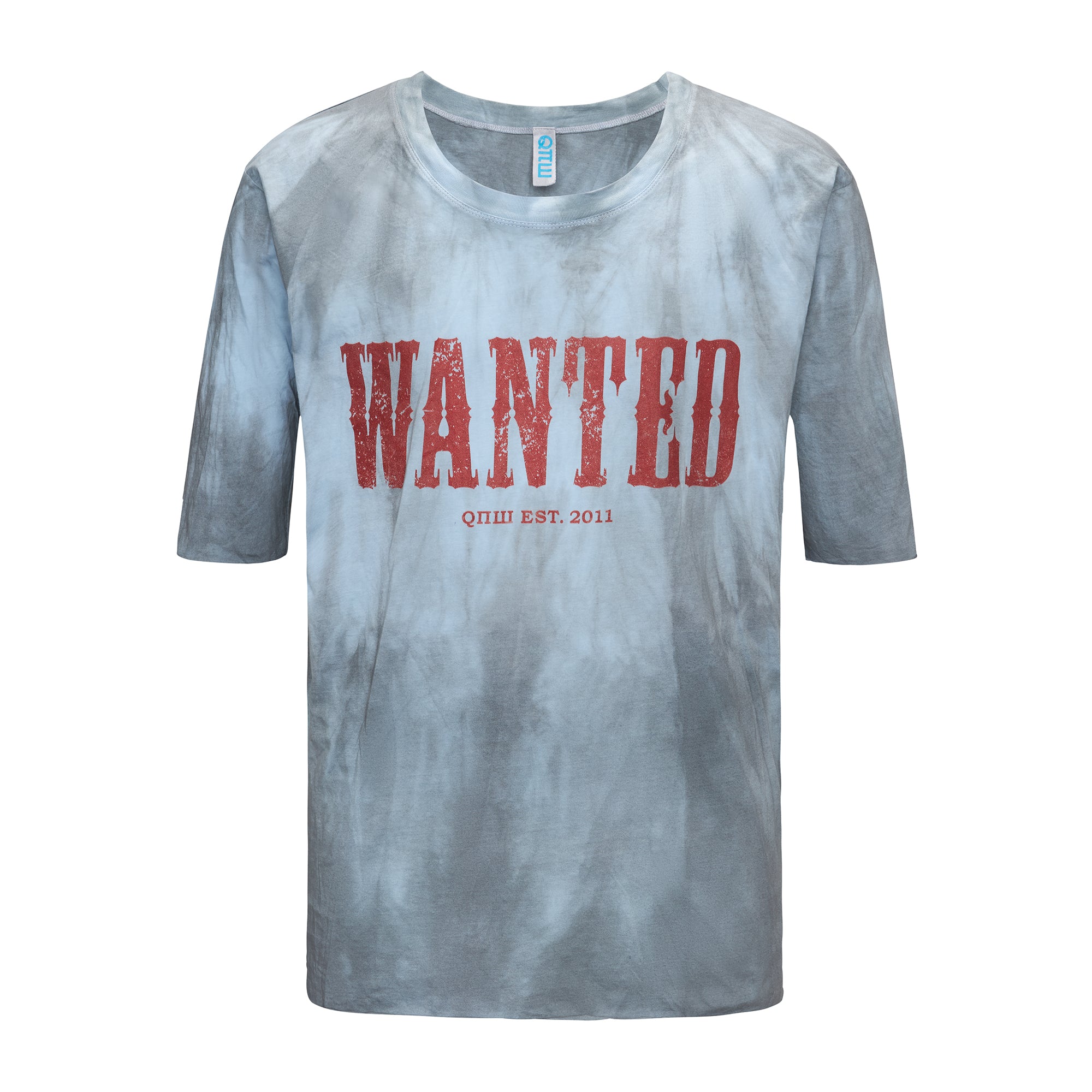 t-shirt SIGNATURE WANTED RED TIE DYE