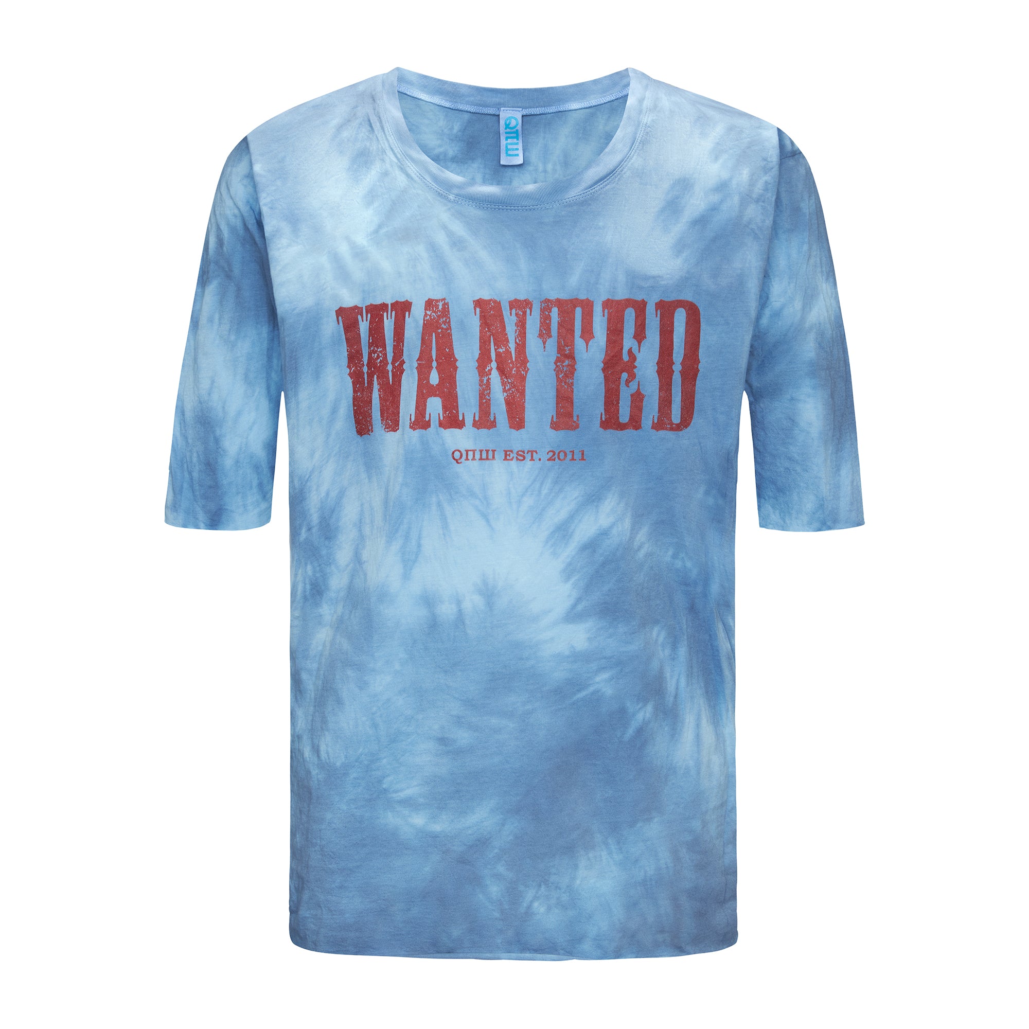 t-shirt SIGNATURE WANTED RED TIE DYE