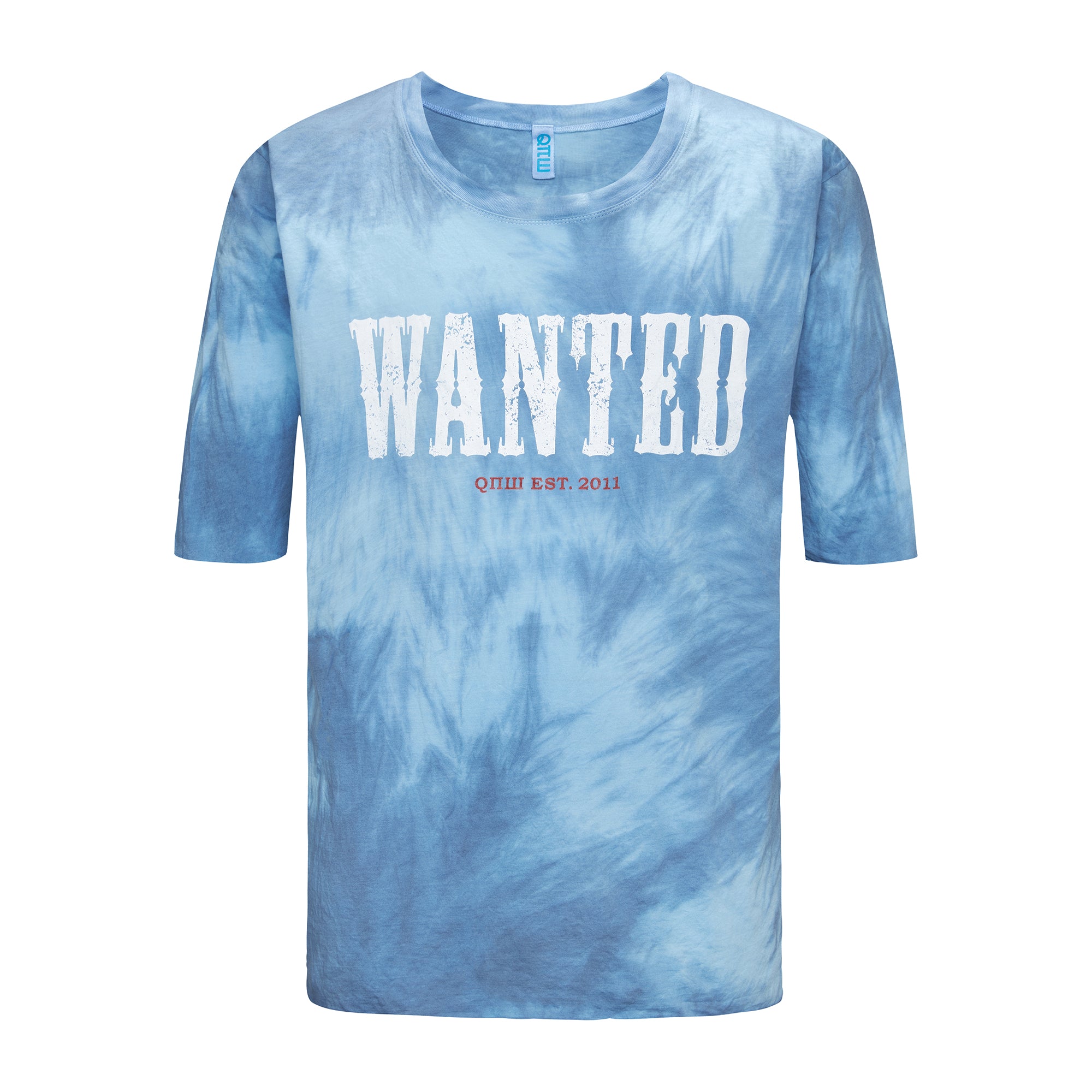 t-shirt SIGNATURE WANTED WHITE TIE DYE